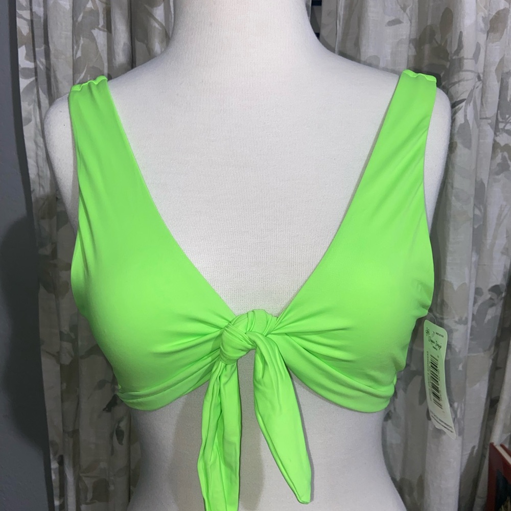 Dipping Daisy’s tie front bikini top. New